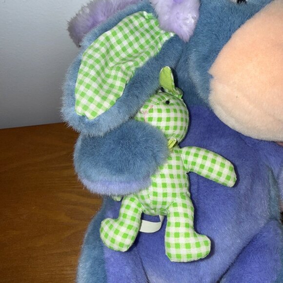 Disney Store Eeyore Plush Easter Edition Bunny Ears Blue 12" Stuffed Animal - Picture 2 of 8